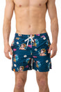 BOXER MOLLA UOMO  NAVY H33115 07NAVY SUN 68 