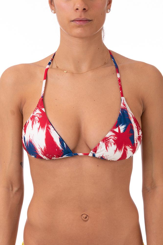 MIX REGGISENO TRIANGOLO DONNA  ROSSO/BLU/AVORIO