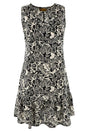 ABITO DONNA  NERO/BIANCO VESTCORTOARCADIA NERO KARAKORUM 