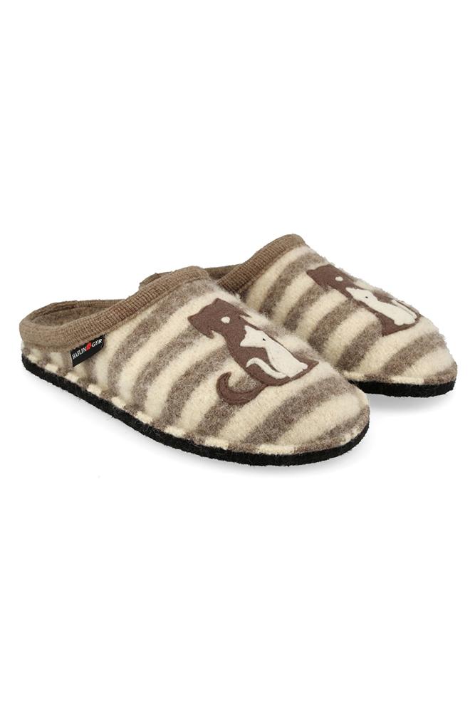 PANTOFOLE AUTUNNO/INVERNO UNISEX  BEIGE