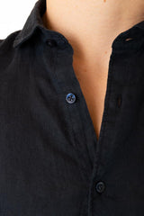 MAGLIA CAMICIA UOMO  BLU