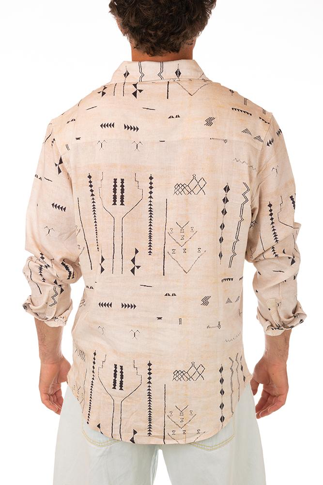 MAGLIA CAMICIA UOMO  BIANCO MLSN ESSAOUIRAOFFWHITE TOOCO 