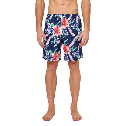 BOXER Uomo SUNDEK con elastico  LUNGO Blu