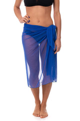 PAREO DONNA  CELESTE TULLYBIG 8546 CELESTE BE BEACH 