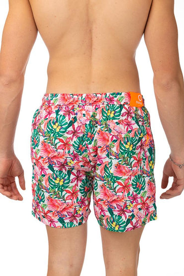 BOXER Uomo SUNS con elastico  CORTO Bianco