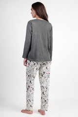 PIGIAMA DONNA GRIGIO DISNEY 63666 DALMATIANS DISNEY 