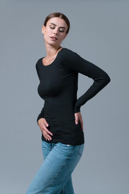 MAGLIA Donna MAJESTIC autunno/inverno   Blu navy