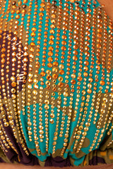 BIKINI TRIANGOLO DONNA  PETROLIO