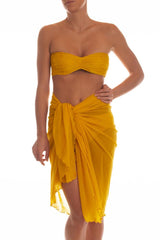 PAREO DONNA  GIALLO
