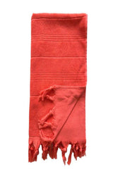 TELO MARE SPUGNA UNISEX  ARANCIO