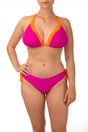 BIKINI TRIANGOLO DONNA  FUCSIA H128-SL05 D1373 BERNE' MABEL 