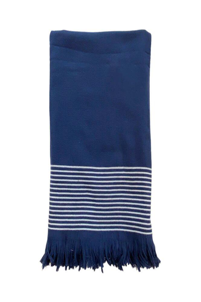 TELO MARE SPUGNA UNISEX  BLU