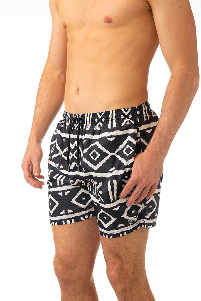 BOXER MOLLA UOMO  NERO/BIANCO CLASSIC MAURITABLACK TOOCO 