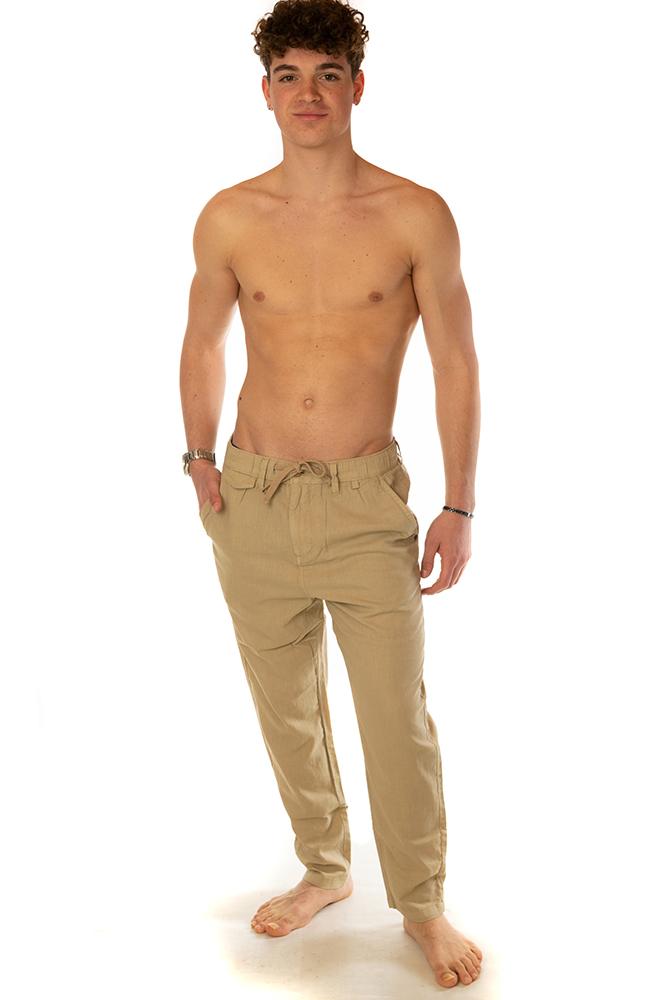 PANTALONE UOMO  BEIGE