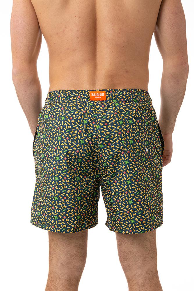 BOXER MOLLA UOMO  BLU H35111 PASTA0723 SUN 68 