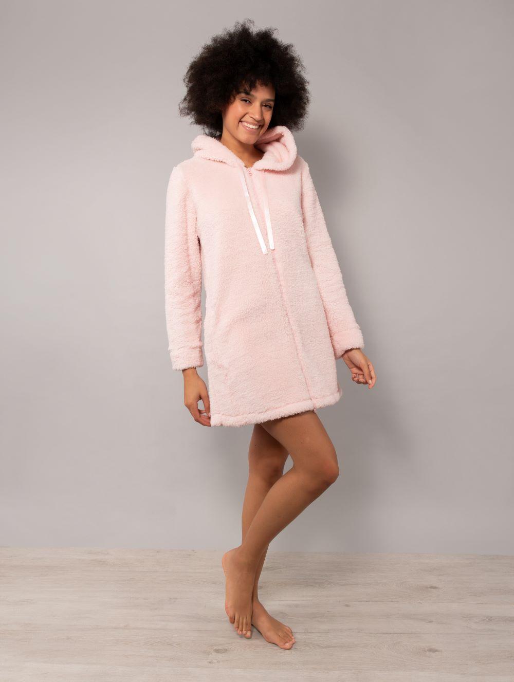 VESTAGLIA DONNA ROSA LU70 ROSA VERDISSIMA 