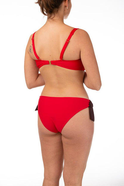 BIKINI BRASSIERE DONNA  ROSSO B197-SL05F80 80 BERNE' MABEL 