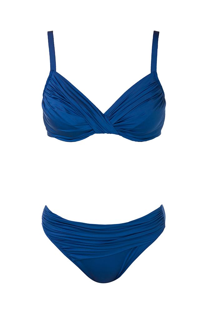 BIKINI Donna ROIDAL FERRETTO  slip coprente Blu