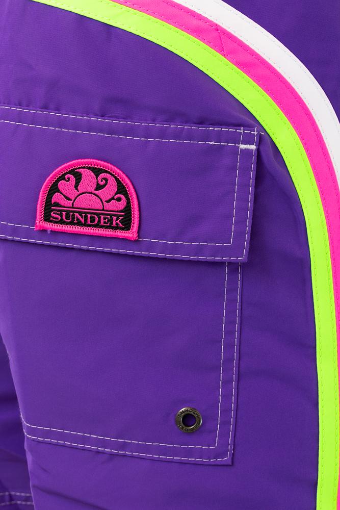 BOXER MOLLA UOMO  VIOLA M504BDTA100 PURPLE SUNDEK 