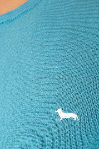 MAGLIA Uomo HARMONT&BLAINE T-SHIRT   Azzurro