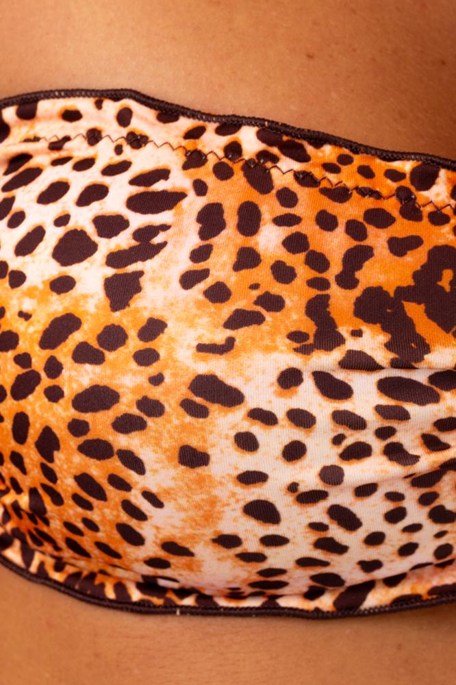 BIKINI FASCIA DONNA  ANIMALIER