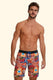 BOXER Uomo FXXK con elastico  LUNGO Arancio