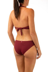 BIKINI FERRETTO DONNA  BORDEAU CR16RG33SL20 BORDEAUX RAFFAELA D'ANGELO 