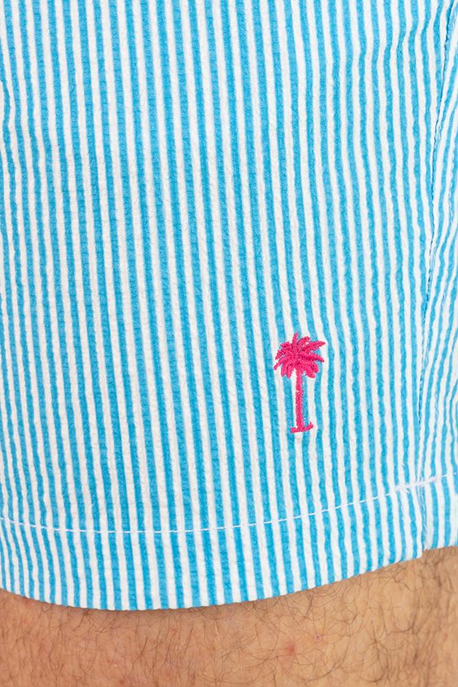 BOXER MOLLA UOMO  CELESTE RIOSRK SKY STRIPE IMPURE 