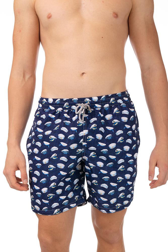BOXER Uomo ZEY&BRA con elastico  CORTO Blu