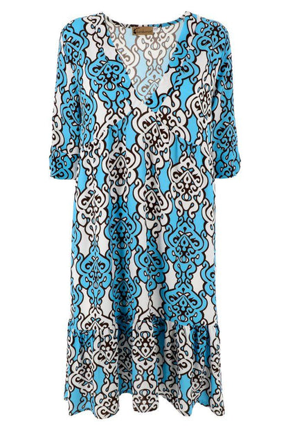 ABITO DONNA  TURCHESE VESTITODAIANA TURCHESE KARAKORUM 