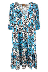 ABITO DONNA  TURCHESE VESTITODAIANA TURCHESE KARAKORUM 