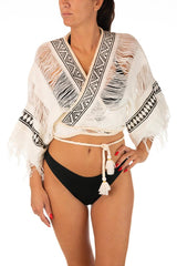TOP DONNA  BEIGE BL1820 WHITE PAHIESA 