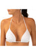 MIX REGGISENO Donna BE BEACH TRIANGOLO   Bianco