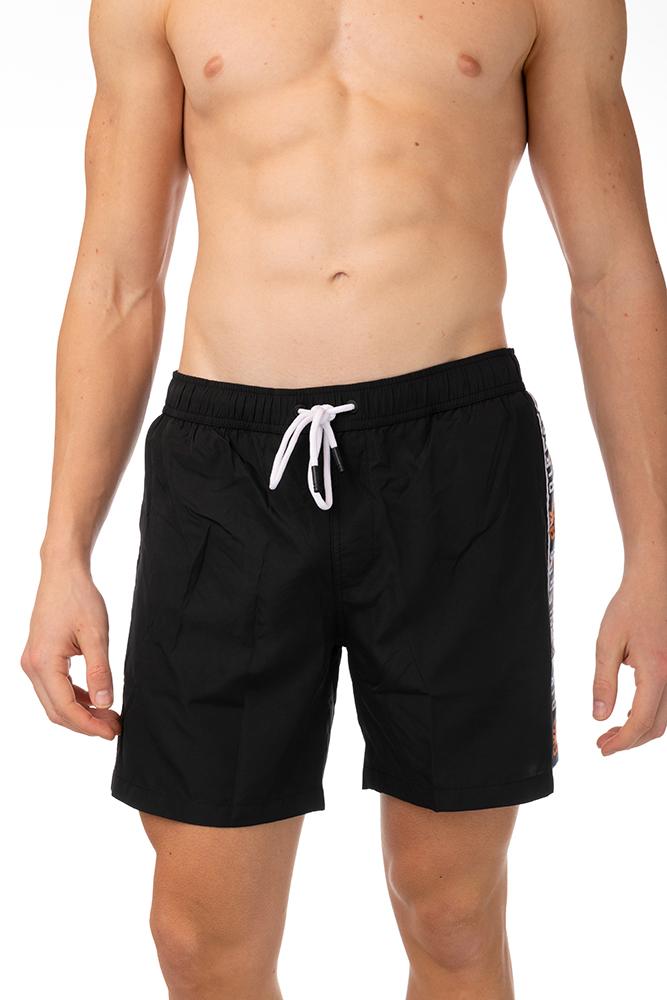 BOXER Uomo BIKKEMBERGS con elastico  CORTO Nero