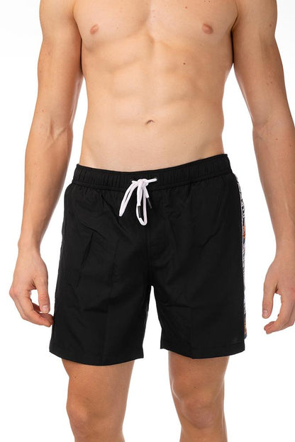BOXER Uomo BIKKEMBERGS con elastico  CORTO Nero