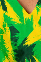 KAFTANO DONNA  VERDE/GIALLO CLEO BRASILE BE BEACH 