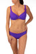 BIKINI Donna LUISA MARIA LUGLI FERRETTO Coppa C slip regolare Viola