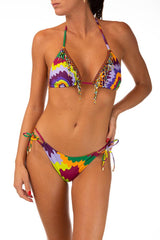 BIKINI TRIANGOLO DONNA  ARANCIO V4060S FAGOAR MISS BIKINI 
