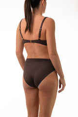 BIKINI FERRETTO  COPPA C MARRONE A2531CP MOKABAIA LUISA MARIA LUGLI 