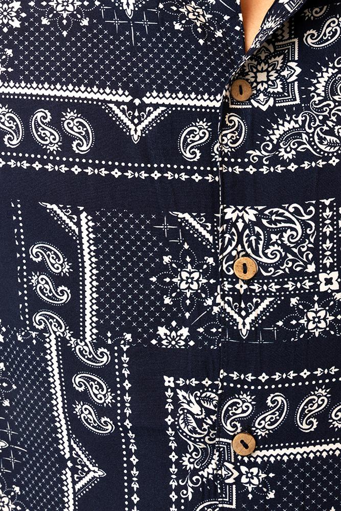 MAGLIA CAMICIA UOMO  BLU BWL DANANAVY TOOCO 