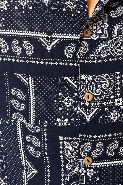 MAGLIA CAMICIA UOMO  BLU BWL DANANAVY TOOCO 