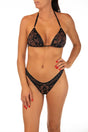 BIKINI TRIANGOLO DONNA  NERO PF110S 034 PIN UP 