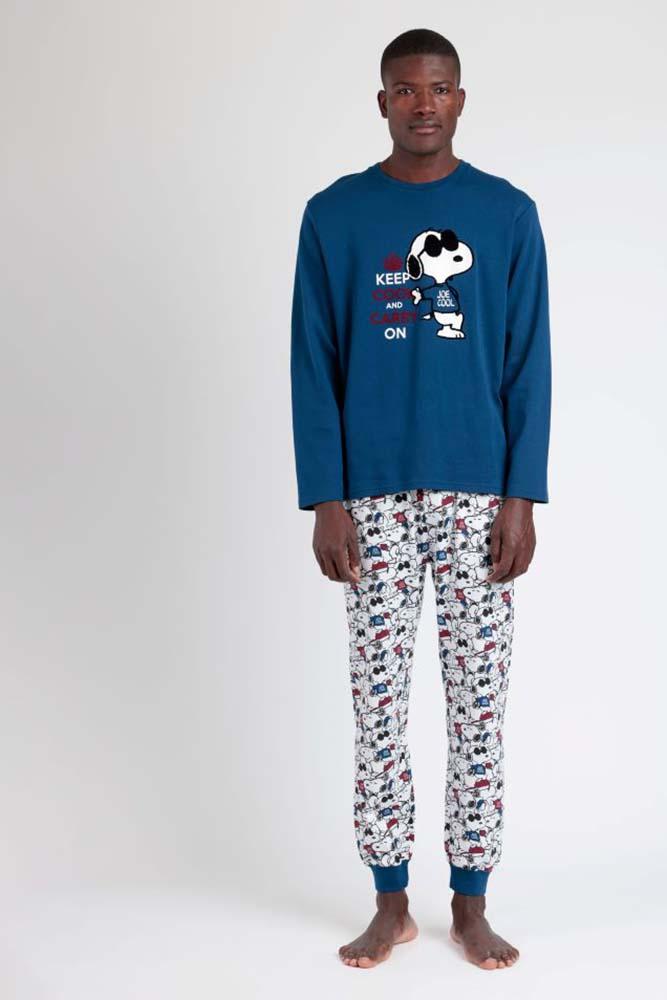 PIGIAMA AUTUNNO/INVERNO UOMO  BLU
