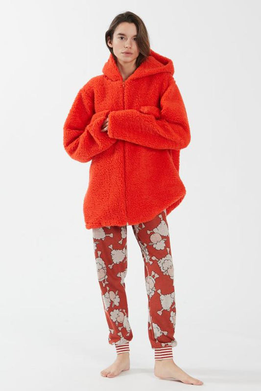 VESTAGLIA Donna HAPPY PEOPLE    Arancio