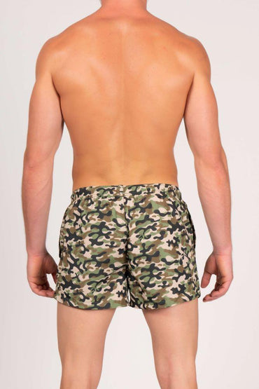 BOXER MOLLA UOMO  MILITARE BXF22CORTO 2214 FXXK 