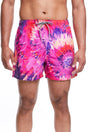 BOXER Uomo BOARDIES con elastico  CORTO Rosso