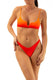 BIKINI Donna FXXK BRASSIERE  slip brasiliana Arancio