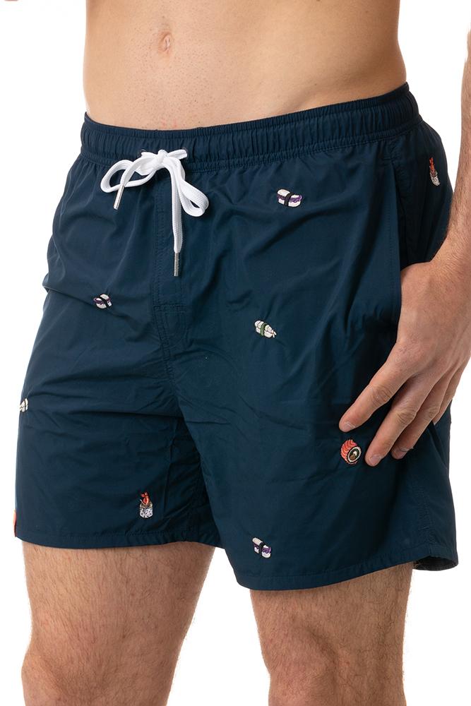 BOXER MOLLA UOMO  BLU H35112 SUSHI07 SUN 68 