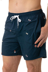 BOXER MOLLA UOMO  BLU H35112 SUSHI07 SUN 68 