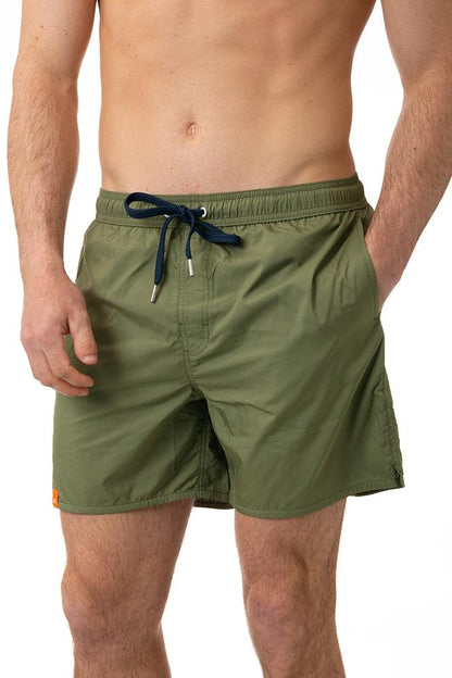 BOXER MOLLA UOMO  VERDE MILITARE H33118 VERDE WATER PRINT SUN 68 
